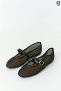 Mesh ballet flats - Noir