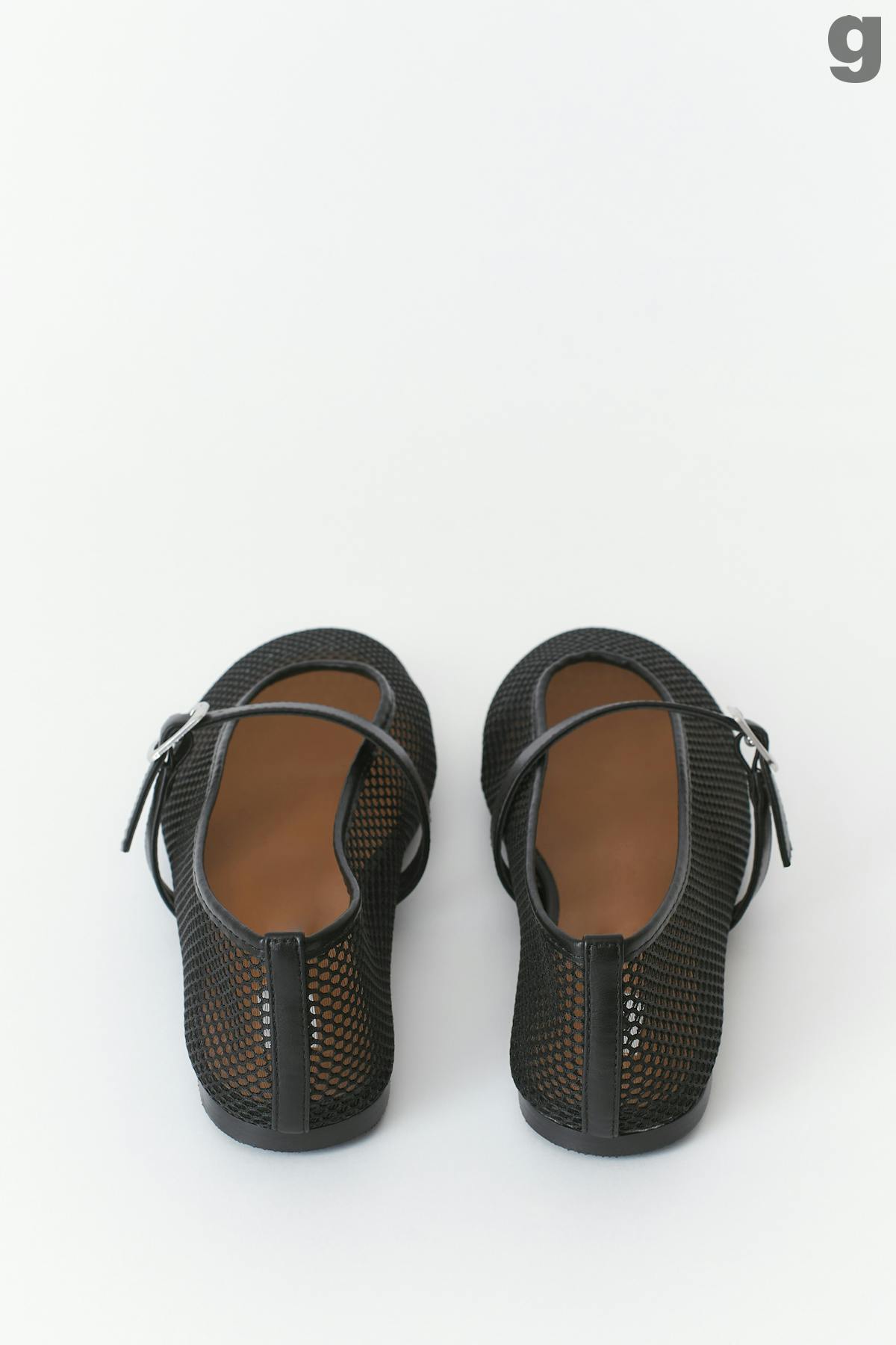 Mesh ballet flats - Noir