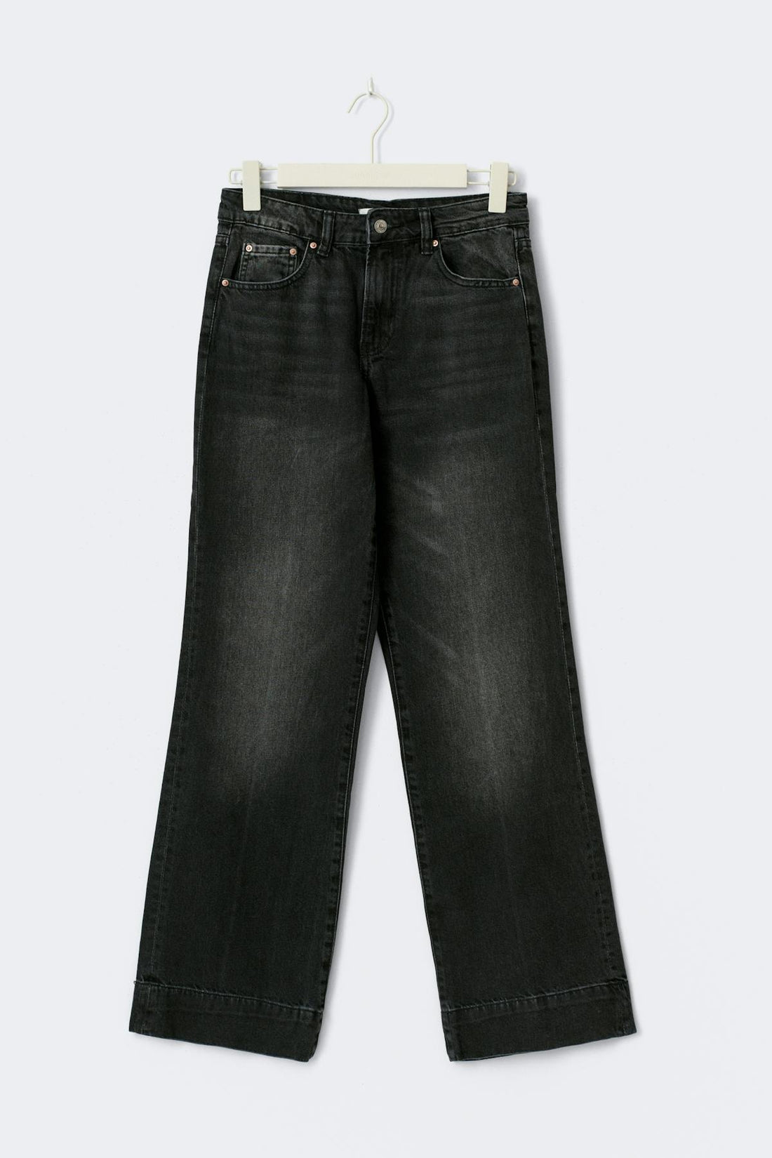 Scandi straight tall jeans - Offblack
