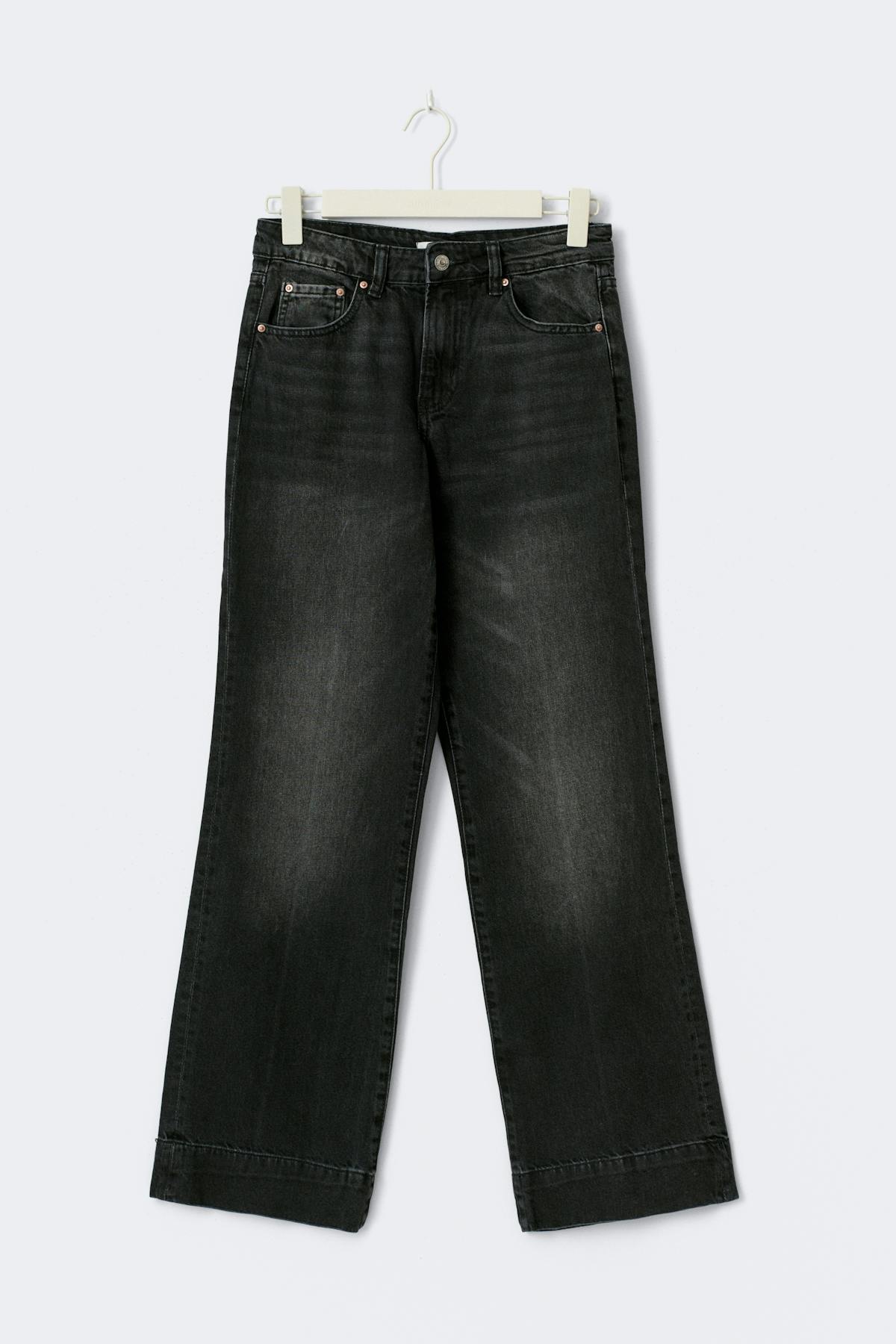 Scandi straight tall jeans - Offblack