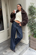 Buckle baggy jeans - Rinse