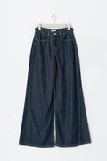 Palazzo jeans - Scandi blue