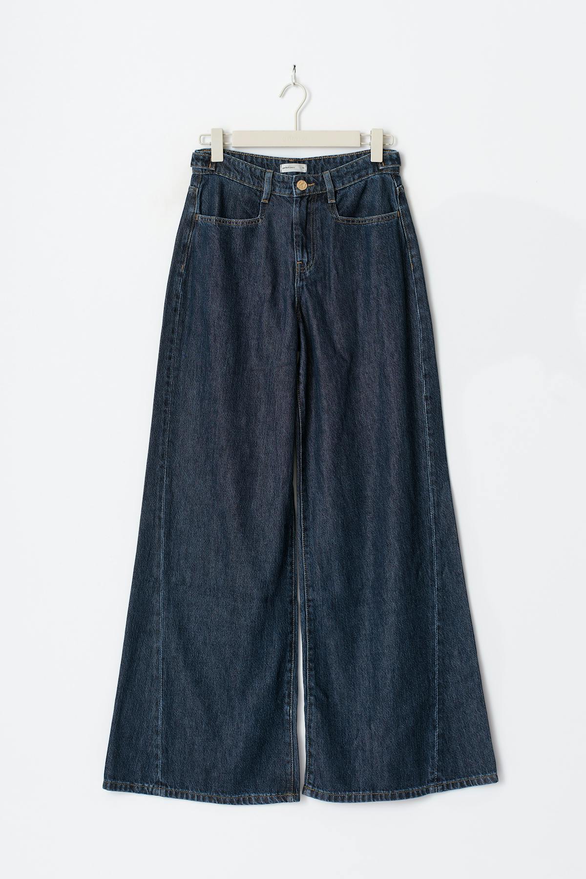 Palazzo jeans - Scandi blue