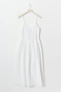Anglaise midi dress - Blanc