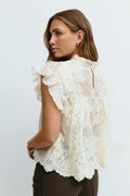 Structured top - Crème