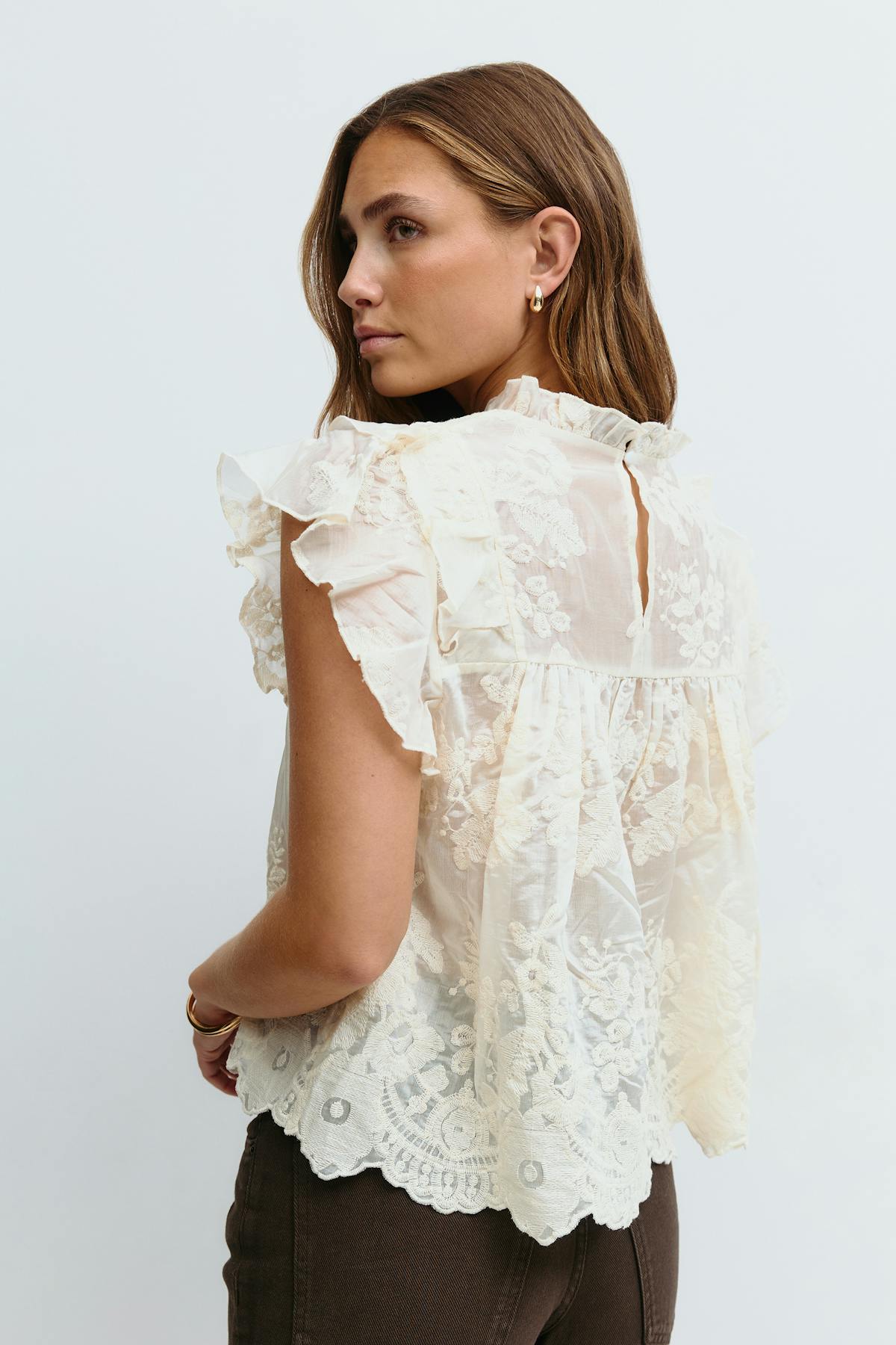 Structured top - Crème