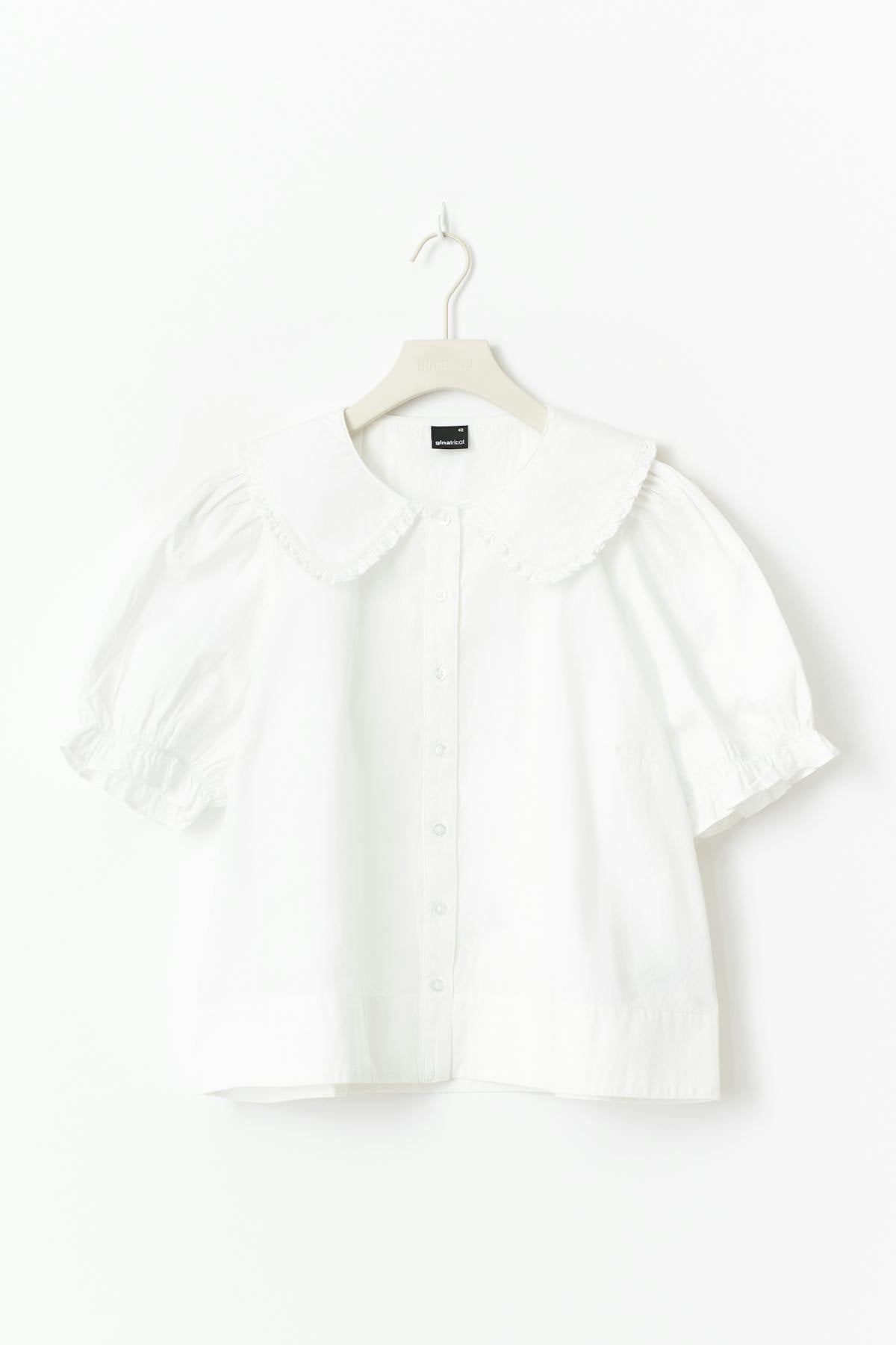Cute collar blouse - Blanc