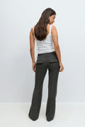 Low waist bootcut trousers - Noir