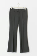 Low waist bootcut trousers - Noir
