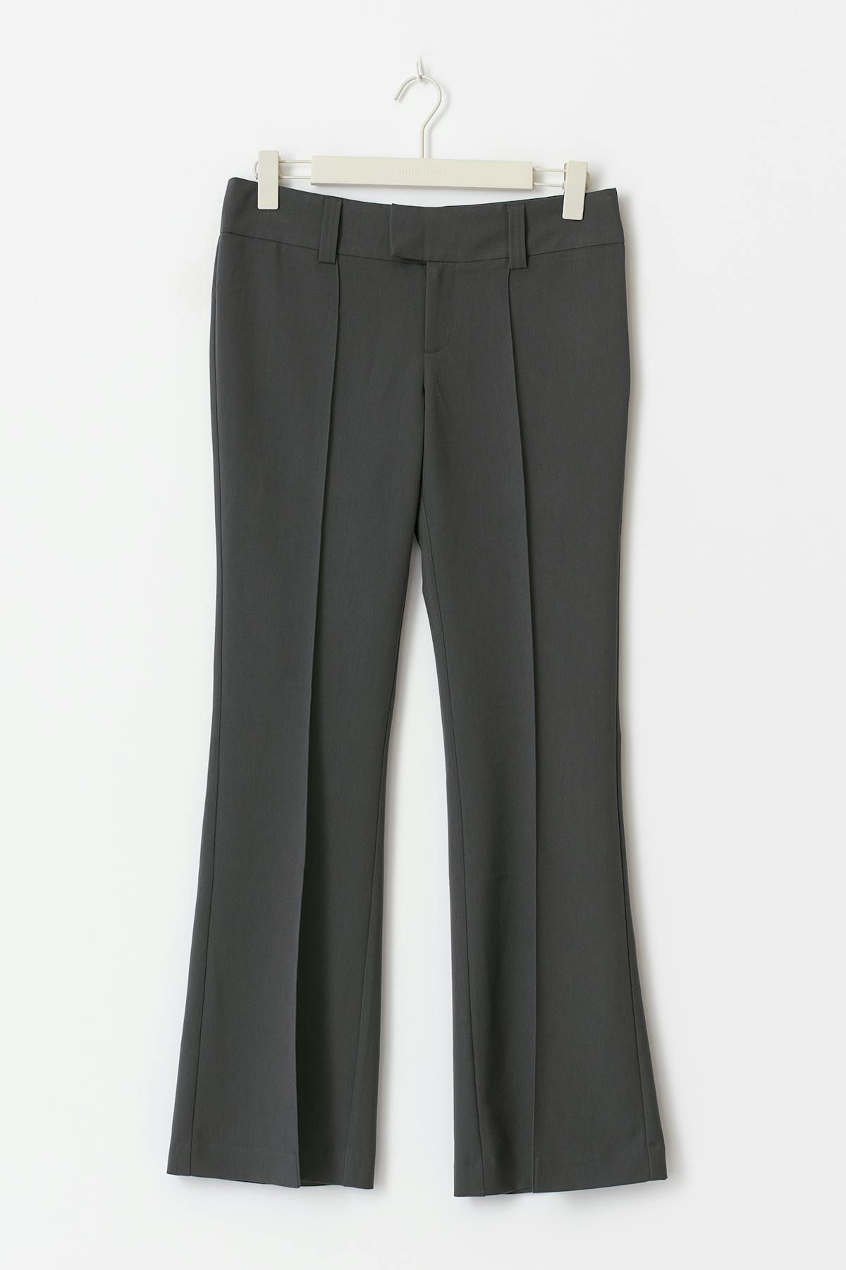 Low waist bootcut trousers - Noir