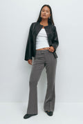 Low waist bootcut trousers - Noir