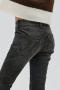 mid bootcut jeans - Bleu foncé