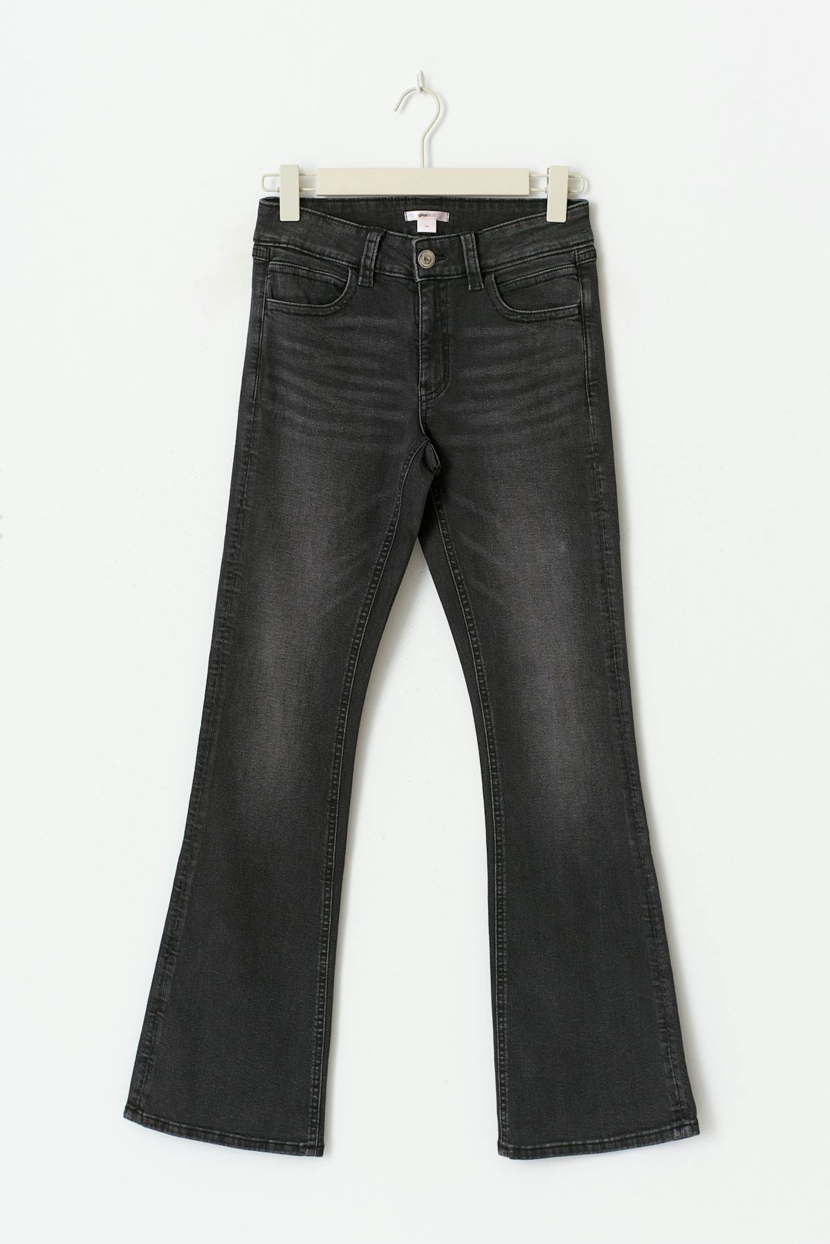 mid bootcut jeans - Bleu foncé