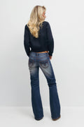 14+ low rise flare jeans - Vintage blue