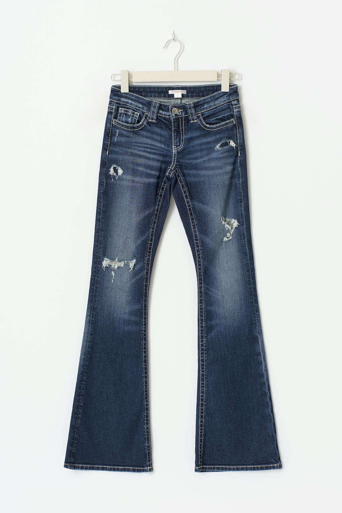 14+ low rise flare jeans - Bleu foncé
