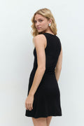 Soft touch mini dress - Noir