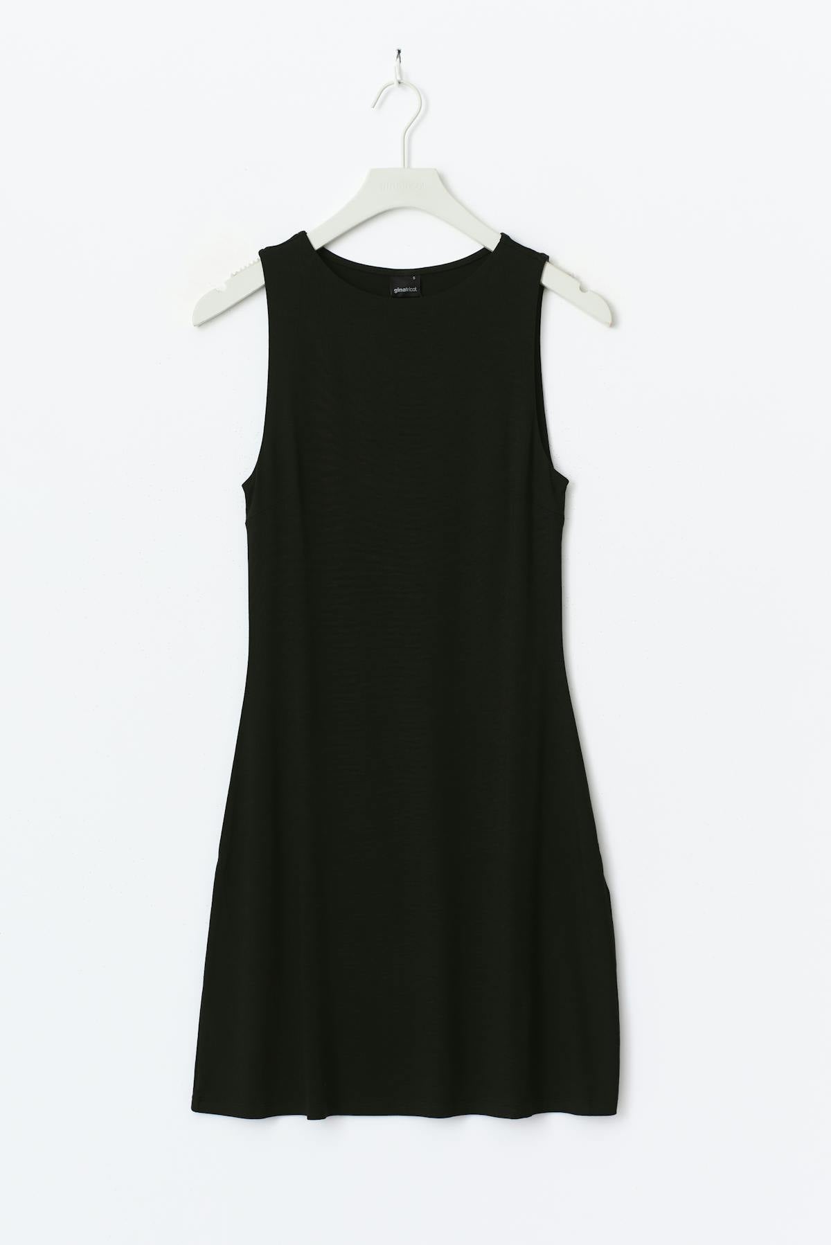 Soft touch mini dress - Noir