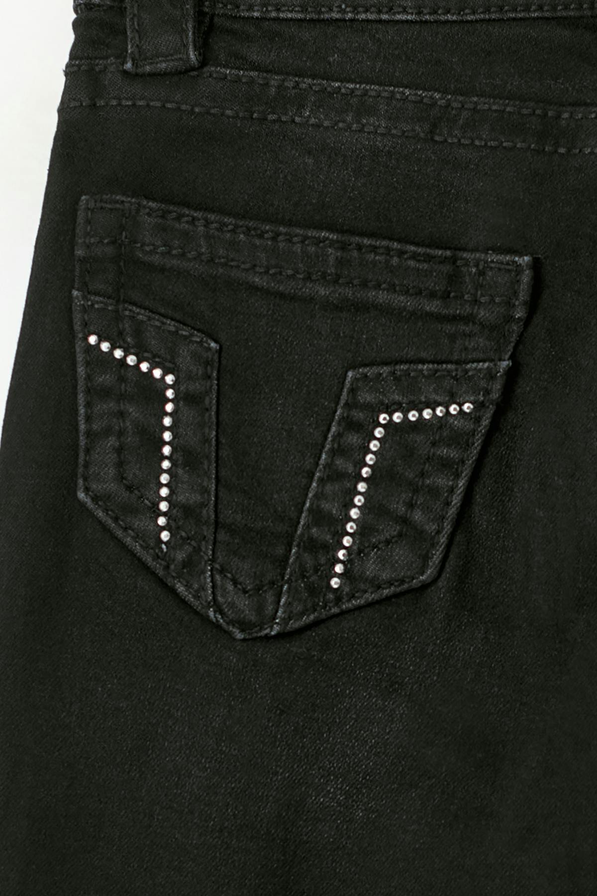 14+ for real low waist jeans - Noir