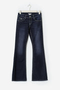 Embroidery jeans - Bleu