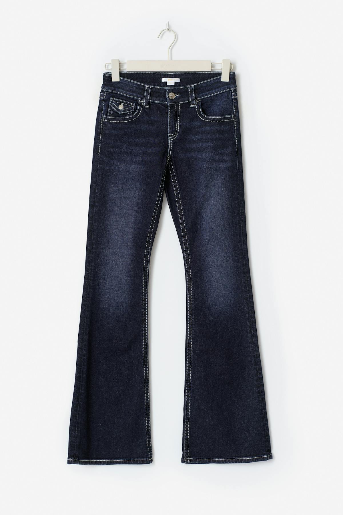 Embroidery jeans - Bleu