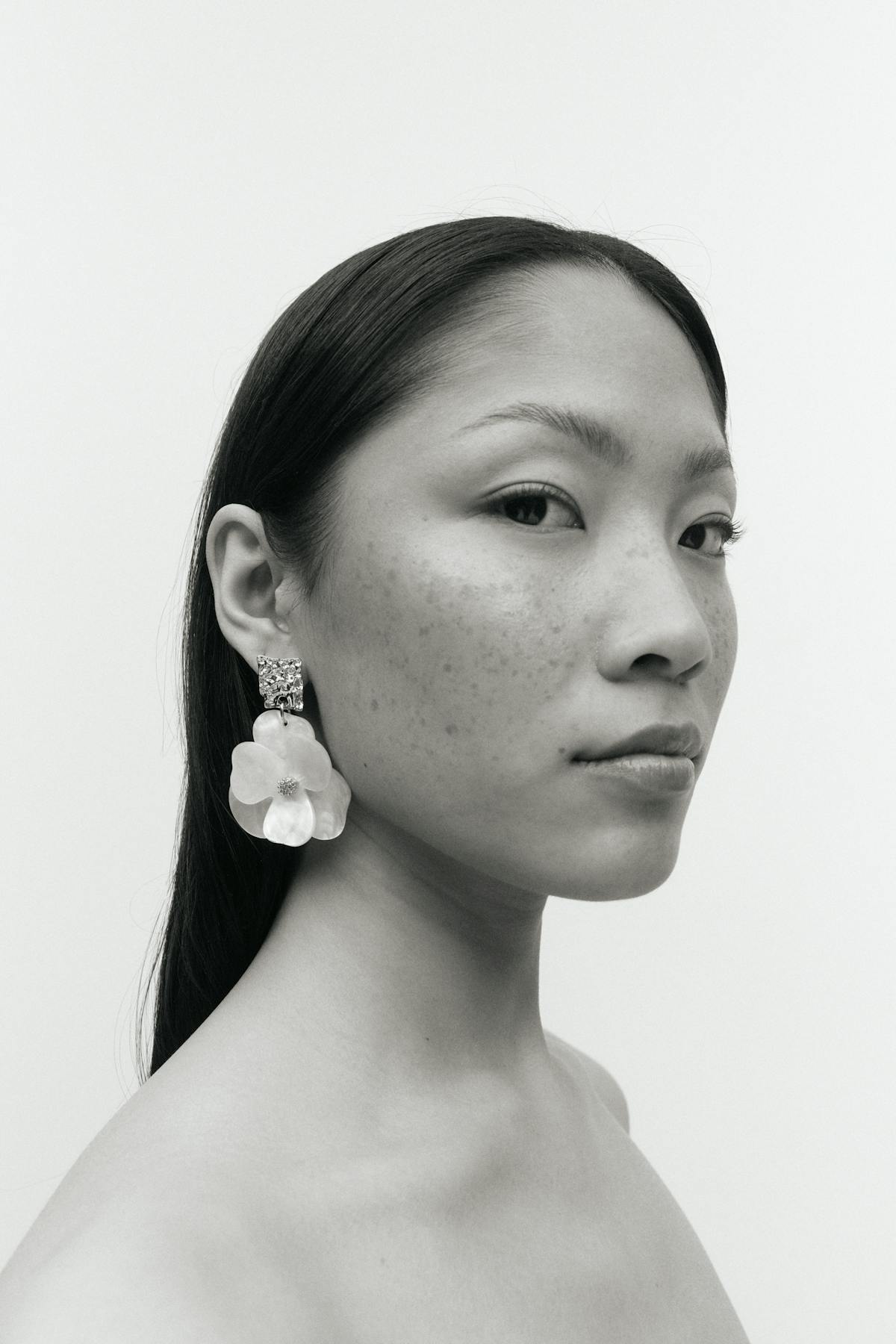 Flower earrings