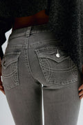 Y2k low twisted bootcut jeans - Mid blue