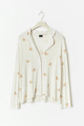 Soft pyjamas shirt - Teddy bear aop