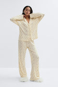 Soft pyjamas shirt - Dot aop