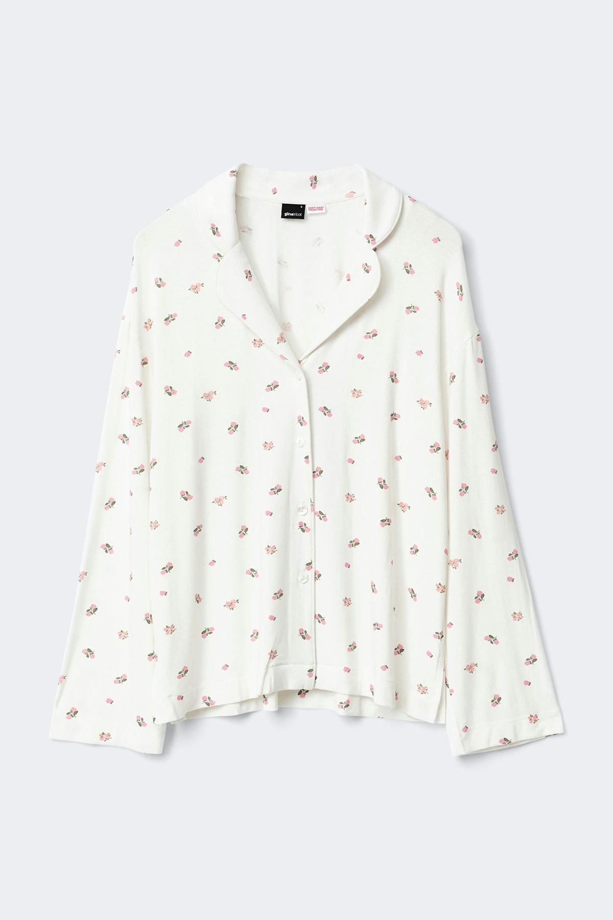 Soft pyjamas shirt - Chocolate plum