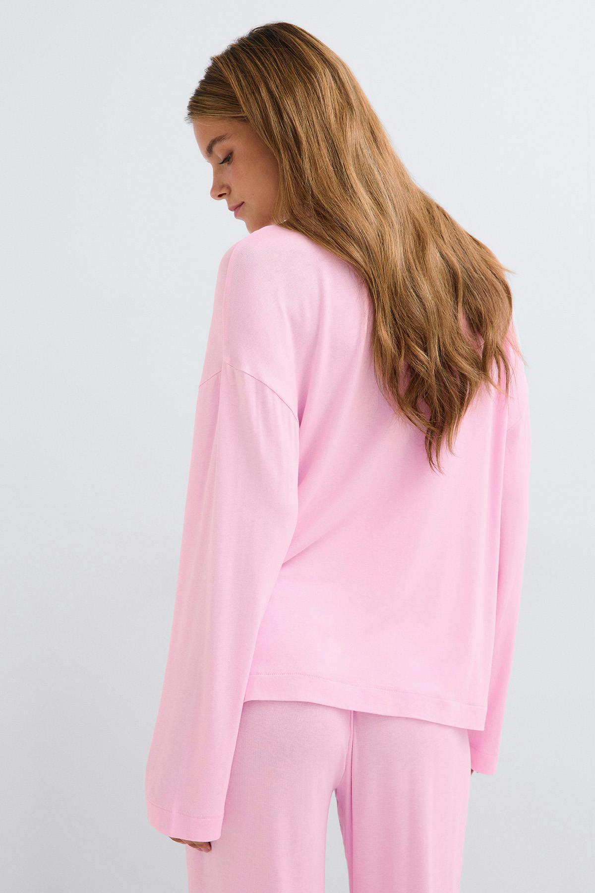 Soft pyjamas shirt - Marron foncé
