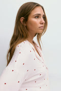 Soft pyjamas shirt - Teddy bear aop