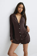 Soft pyjamas shirt - Pink dot