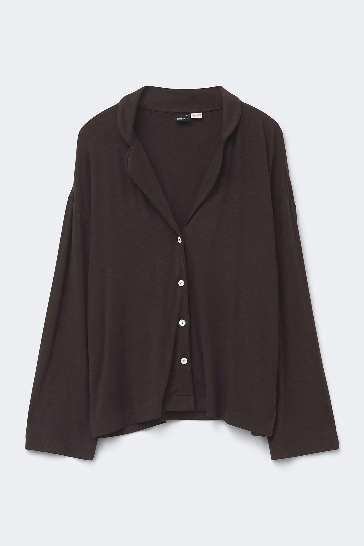 Soft pyjamas shirt - Pink dot
