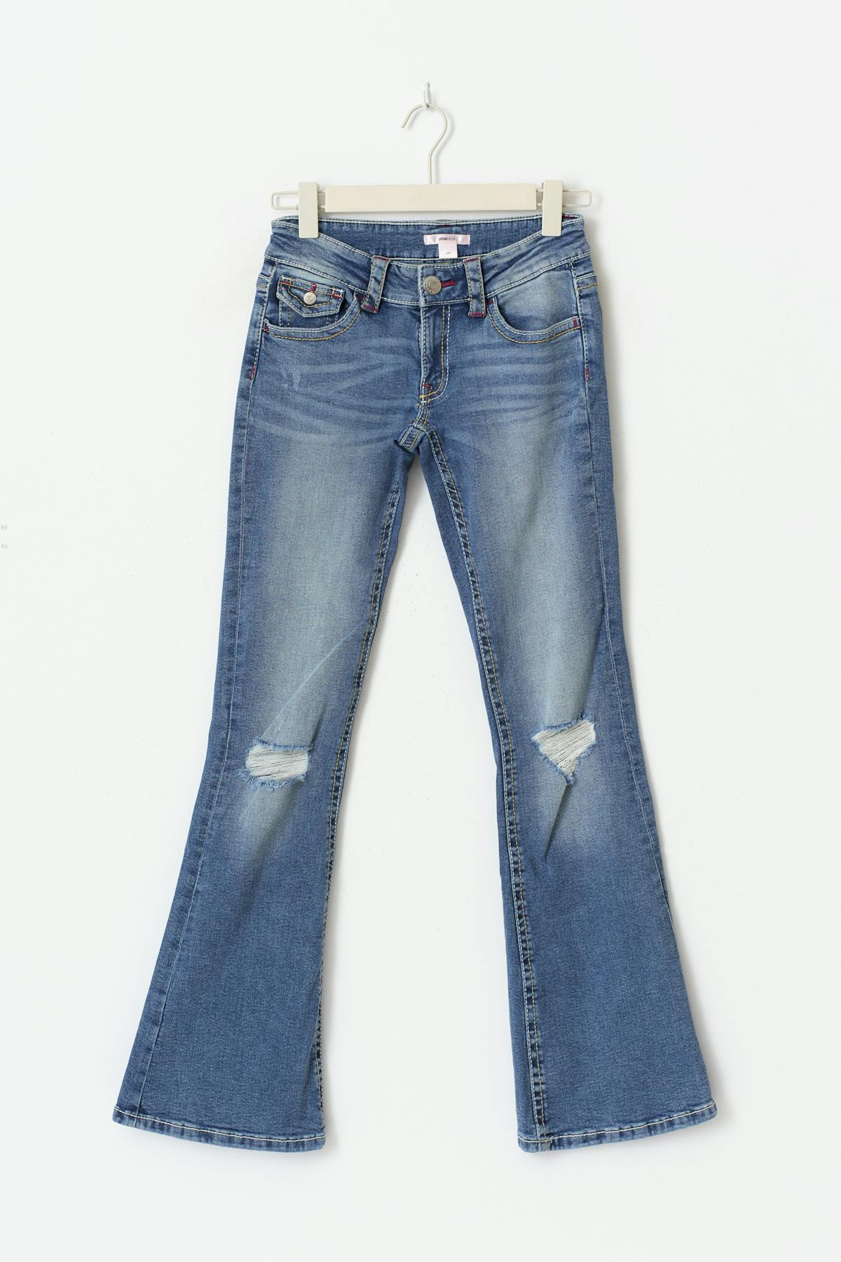 chunky flare tall jeans - Bleu clair