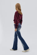 Low rise flare jeans - Vintage blue