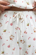 Flannel pyjamas trousers - Christmas aop