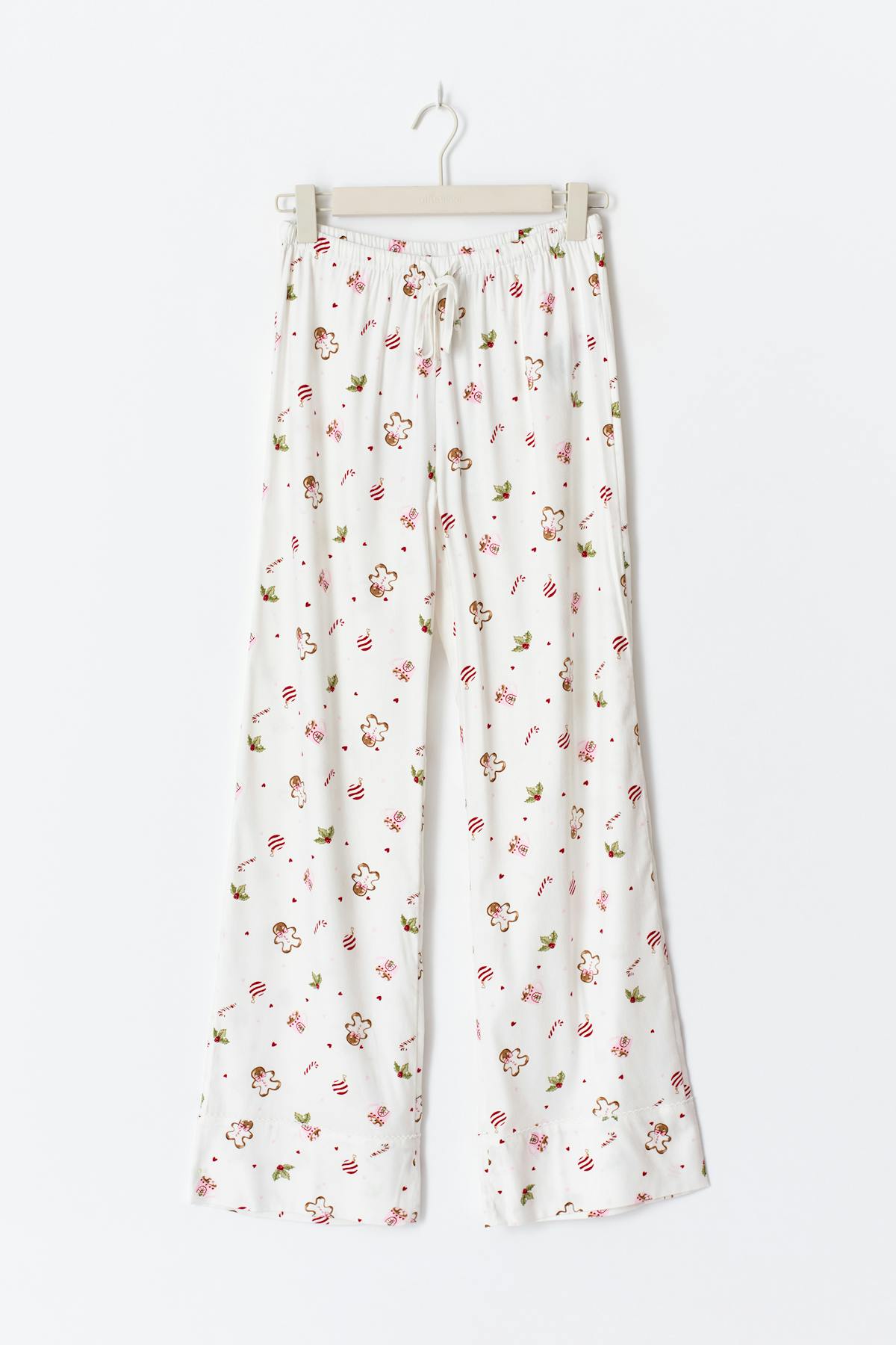 Flannel pyjamas trousers - Christmas aop
