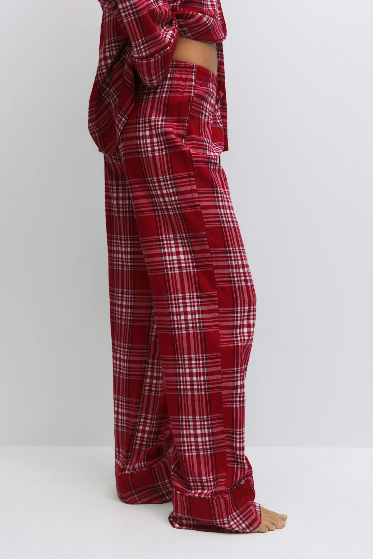 flannel pyjamas trousers - Bow aop