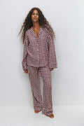 flannel pyjamas trousers - Blue stripe