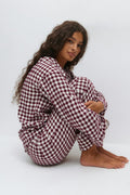 flannel pyjamas trousers - Blue stripe