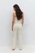 Pointelle trousers - Yellow flower
