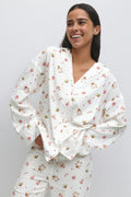 Flannel pyjamas shirt - Christmas aop