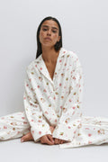 Flannel pyjamas shirt - Christmas aop