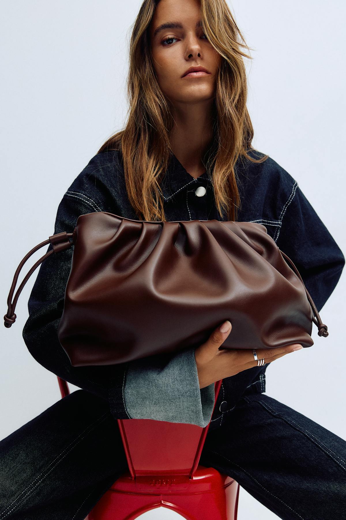 Pouch bag - Marron foncé