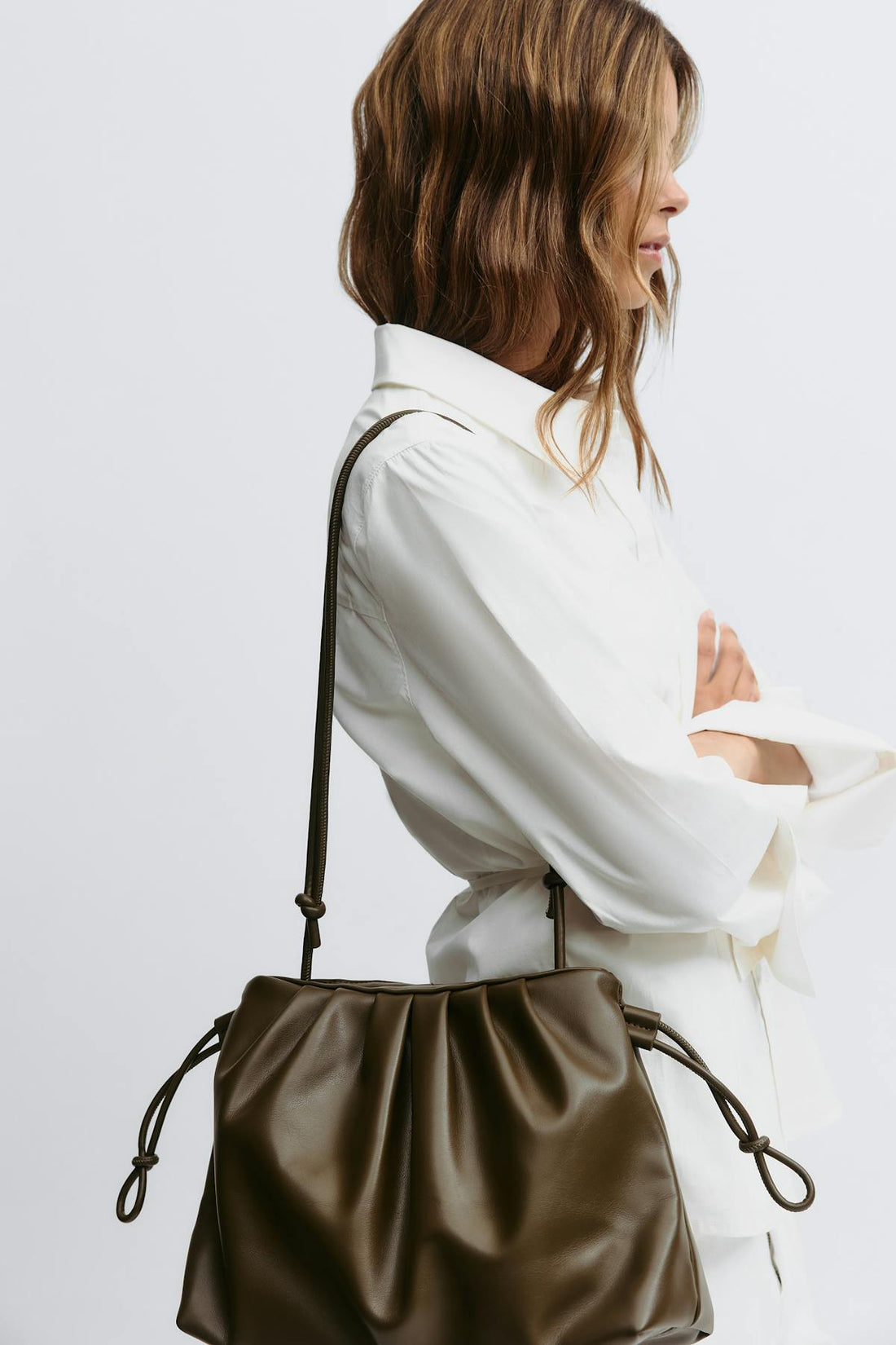 Pouch bag - Deep taupe