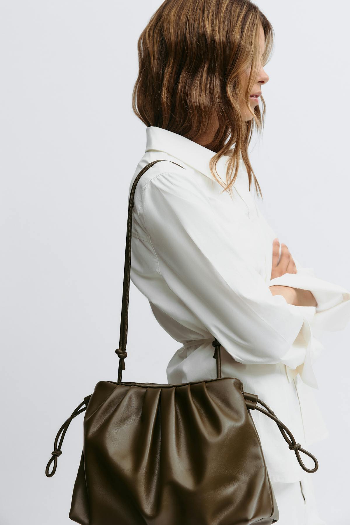 Pouch bag - Deep taupe