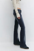 Embroidery jeans tall - Bleu foncé