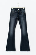 Embroidery jeans tall - Bleu foncé
