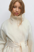 y felt jacket - Antique white