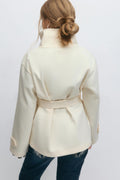 y felt jacket - Antique white
